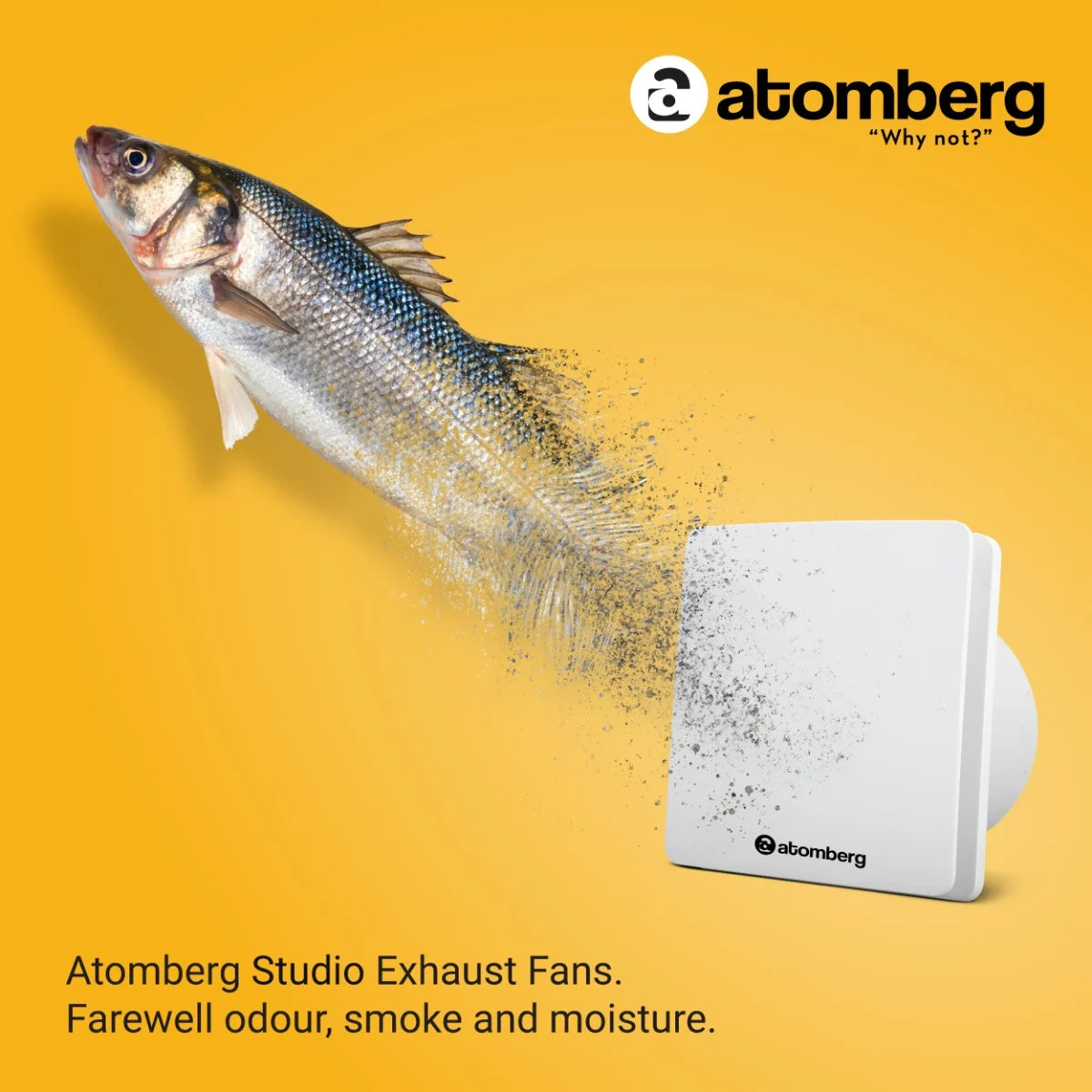 Atomberg Studio BLDC Exhaust Fan 150mm White