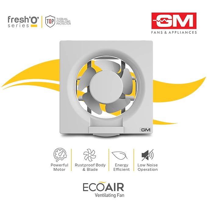 GM Eco Air Ventilation Fan (White)