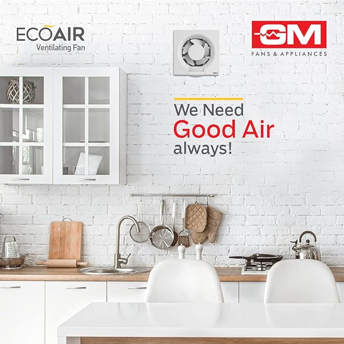 GM Eco Air Ventilation Fan (White)