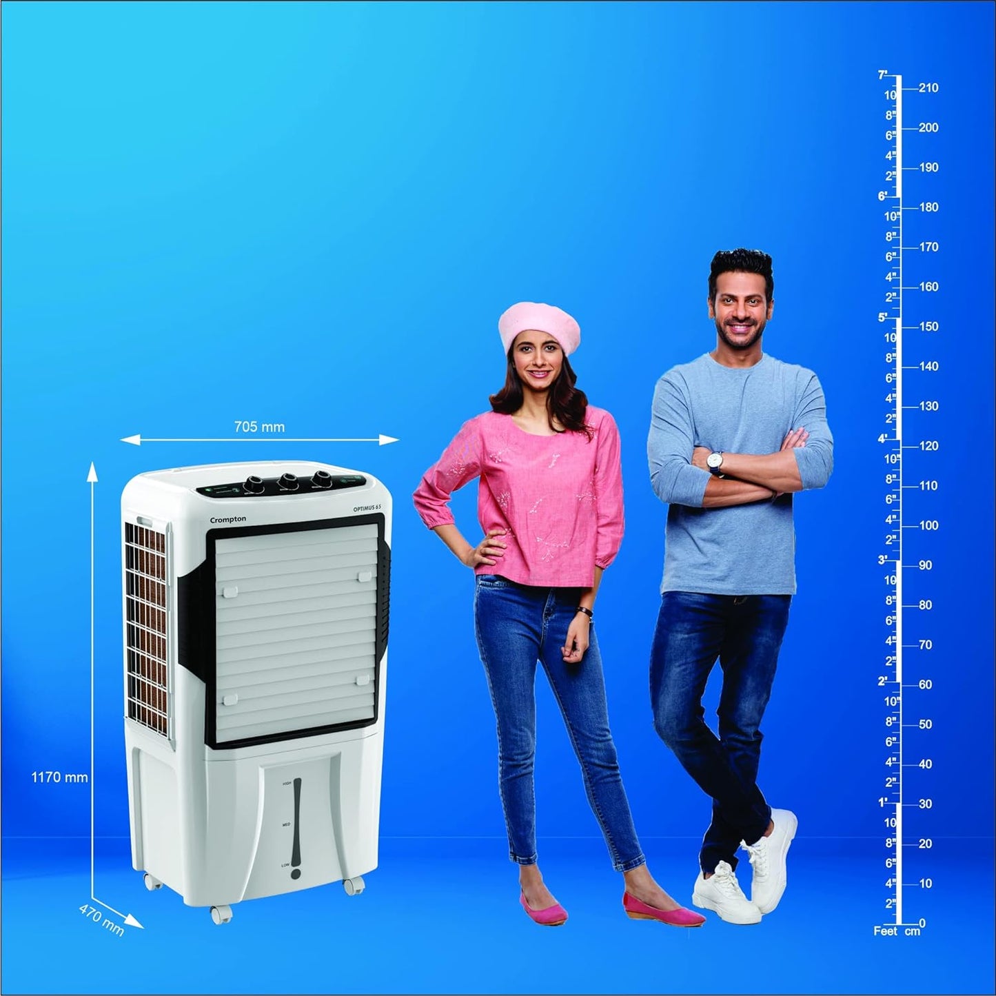 Crompton Optimus Desert Air Cooler 65L