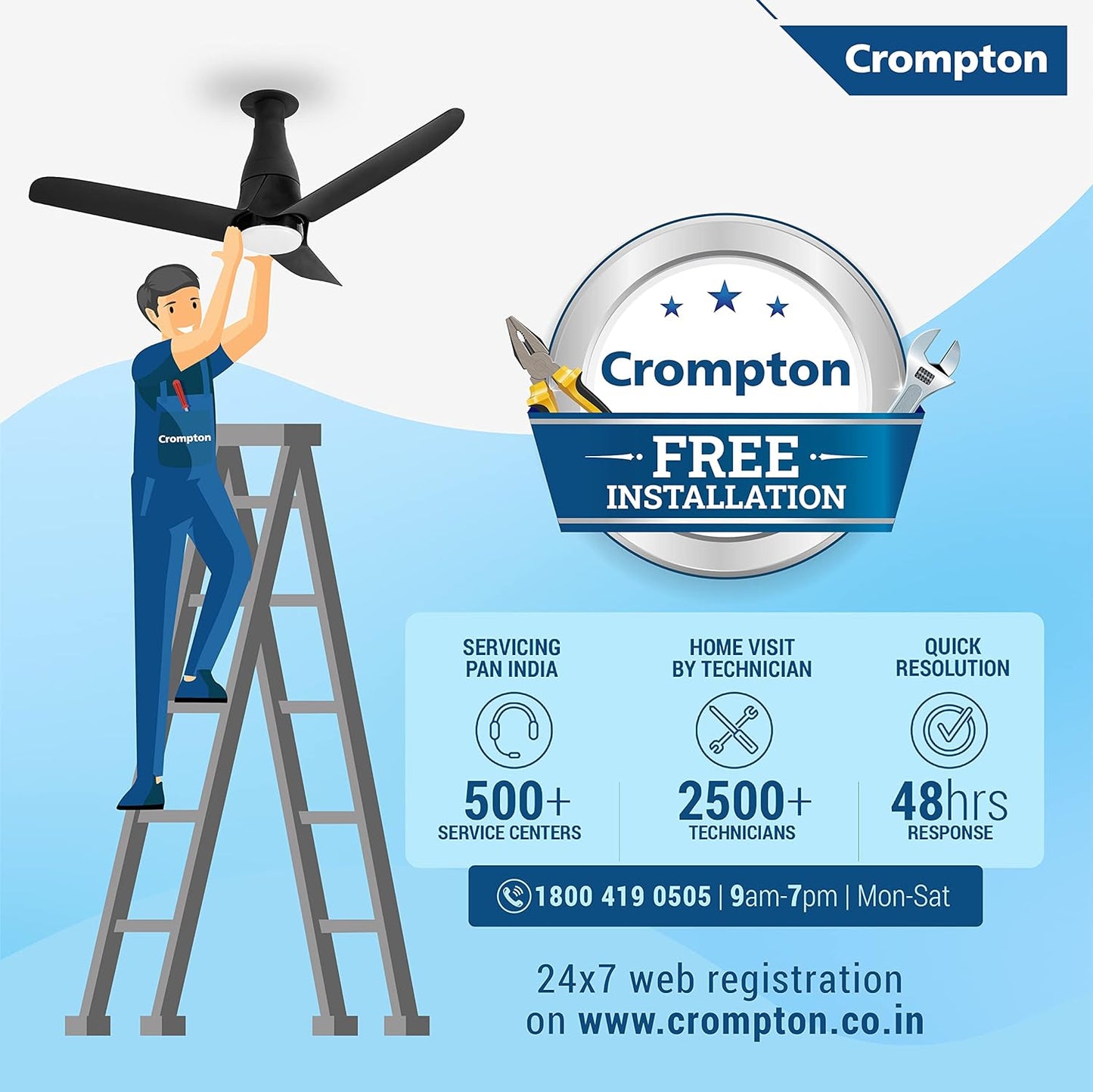 CROMPTON Silent Pro Enso BLDC Ceiling Fan (49" inch)