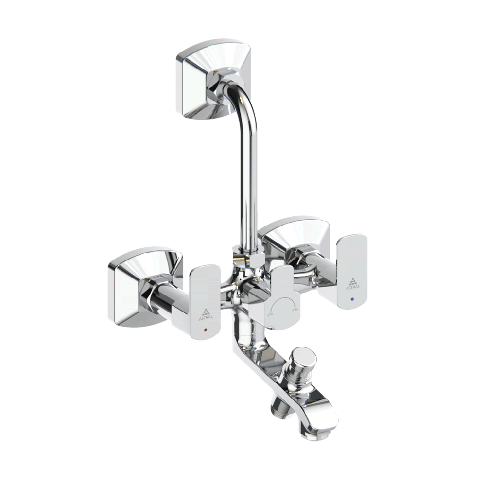 P30 Wall Mixer 3-in-1System with Provision for Hand Shower and Overhead Shower | ASTRAL