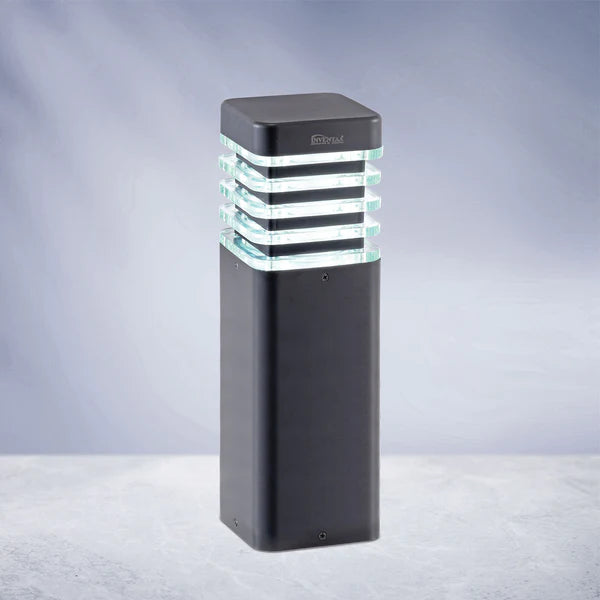 EBERTA 5" Square LED Bollard Light 12w