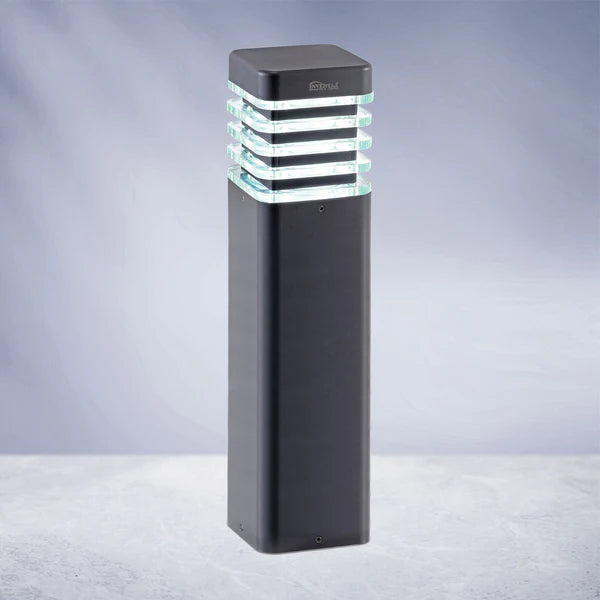 EBERTA 5" Square LED Bollard Light 12w