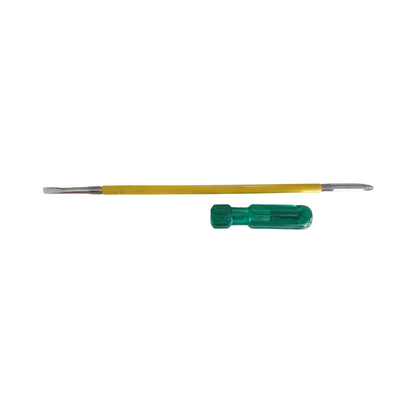 PYE 577 2 In 1 Screw Driver (Green And Yellow)