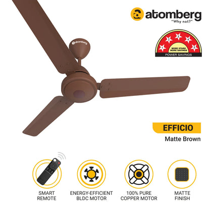 Atomberg Efficio BLDC Ceiling Fan 1200mm