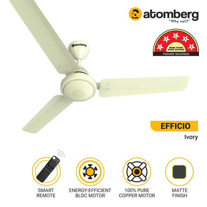 Atomberg Efficio BLDC Ceiling Fan 1200mm