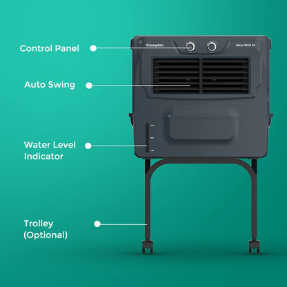 Crompton Zelus Window Air Cooler 54L