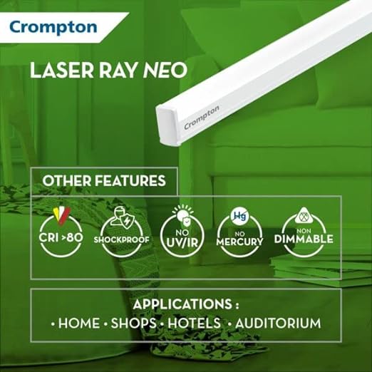 Crompton Laser Ray Neo LED Batten 20w (white)