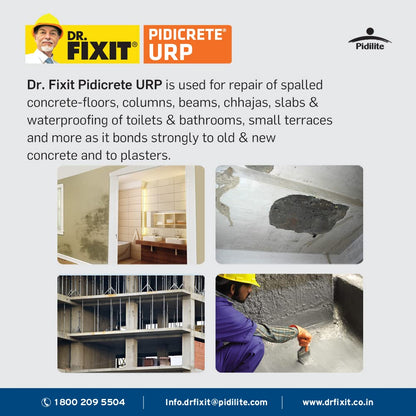 Dr.FIXIT 301 Pidicrete URP SBR Latex Repairs And Waterproofing 1KG