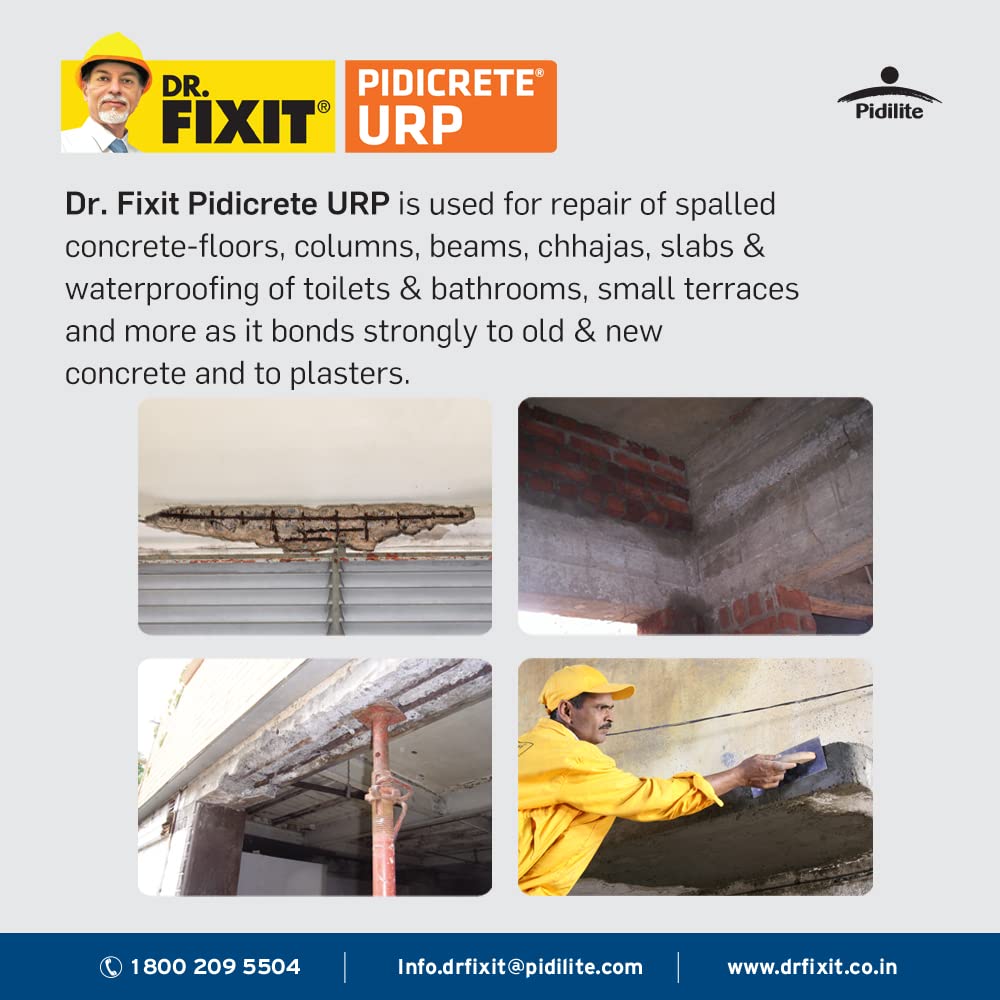 Dr.FIXIT 301 Pidicrete URP SBR Latex Repairs And Waterproofing 1KG