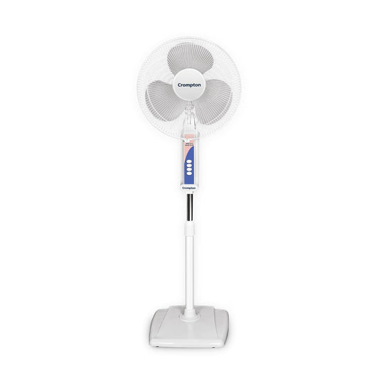 Crompton High Flo Wave Plus Pedestal Fan (16" inch) White