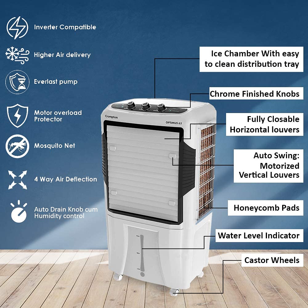 Crompton Optimus Desert Air Cooler 65L