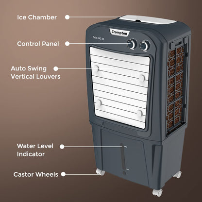 Crompton Zelus DAC 28 Desert Air Cooler 28L