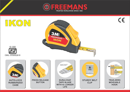 Freemans Ikon Measuring Tape (3meter)