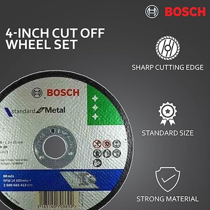 Bosch Metal Cut Off Wheel 4-Inch (Pack of 10)