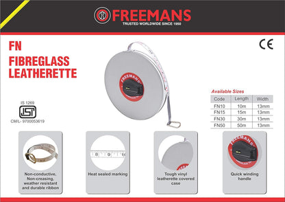 Freemans Fibreglass Measuring Tape