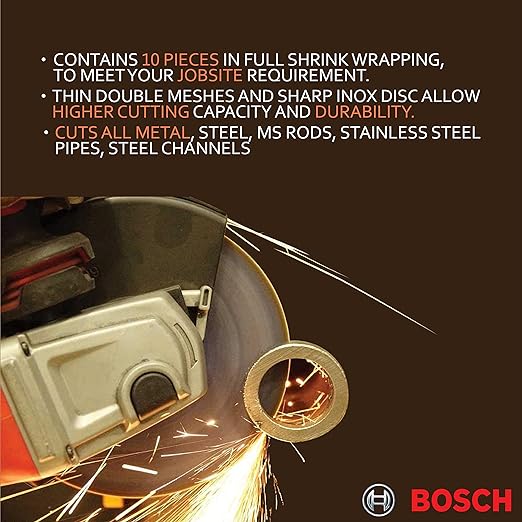 Bosch Metal Cut Off Wheel 4-Inch (Pack of 10)