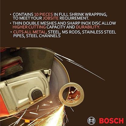 Bosch Metal Cut Off Wheel 4-Inch (Pack of 10)