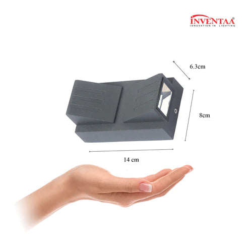 Inventaa Reina 12W 2-Way LED Outdoor Wall Light