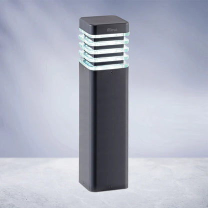 EBERTA 5" Square LED Bollard Light 12w