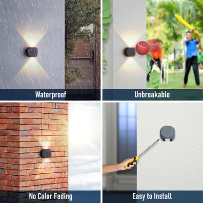 Inventaa Ignite LED Outdoor Wall Light Warm White (2 way)