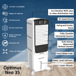 Crompton Optimus Neo Tower Air Cooler 35L