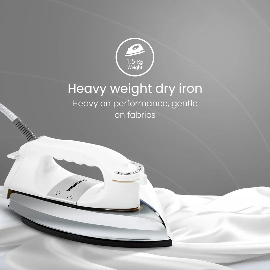 Crompton Rhino 1000 W Heavy Weight Dry Iron