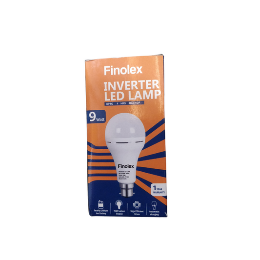 Finolex Inverter LED Bulb 9-watts (Upto 4hrs Backup)