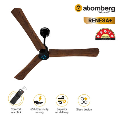Atomberg Rensa + BLDC Ceiling Fan 1200mm With Remote