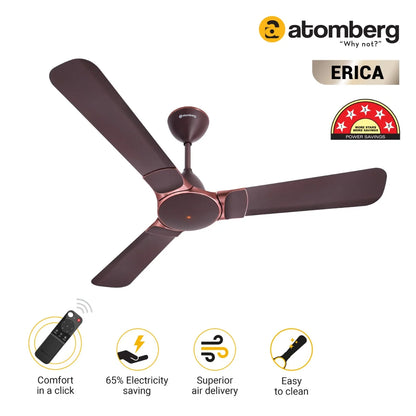 Atomberg Erica BLDC Ceiling Fan 1200mm With Remote