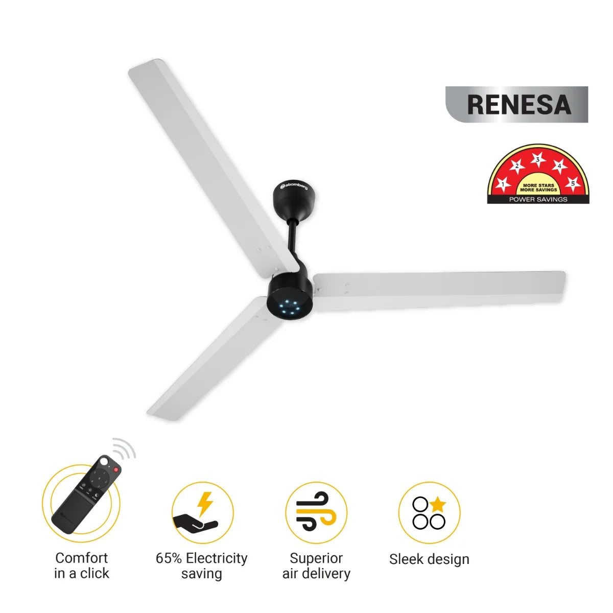 Atomberg Renesa BLDC Ceiling Fan 1200mm With Remote